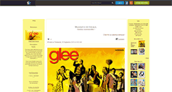 Desktop Screenshot of glee-cast-france.skyrock.com
