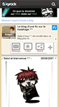 Mobile Screenshot of fiction-gaara-sama.skyrock.com