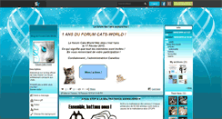 Desktop Screenshot of forum-cats-world.skyrock.com