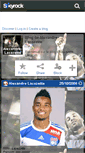 Mobile Screenshot of alexandre-lacazette.skyrock.com