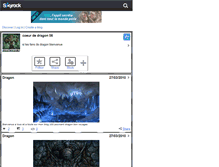 Tablet Screenshot of coeurdedragon06.skyrock.com