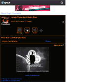 Tablet Screenshot of lunatic-productions.skyrock.com