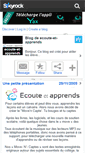 Mobile Screenshot of ecoute-et-apprends.skyrock.com