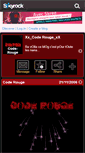 Mobile Screenshot of code-rouge.skyrock.com