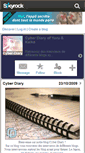 Mobile Screenshot of cyber-diary.skyrock.com