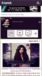 Mobile Screenshot of glamour-nina.skyrock.com