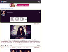 Tablet Screenshot of glamour-nina.skyrock.com