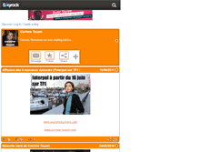 Tablet Screenshot of corinne-touzet.skyrock.com