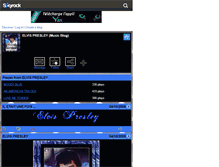 Tablet Screenshot of elvis-mylove.skyrock.com