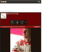 Tablet Screenshot of alexandrepremat.skyrock.com