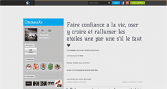 Desktop Screenshot of citationsxx.skyrock.com