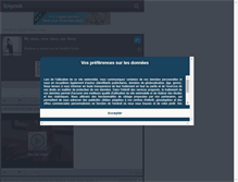 Tablet Screenshot of justinxstory.skyrock.com
