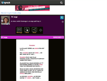 Tablet Screenshot of hommagesandra.skyrock.com