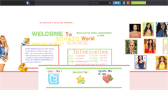 Desktop Screenshot of lovato-world-source.skyrock.com