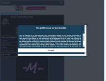 Tablet Screenshot of mathieu-chedid-m.skyrock.com