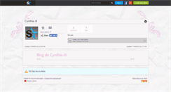 Desktop Screenshot of cynthia-b.skyrock.com
