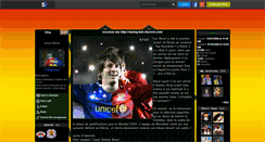 Desktop Screenshot of oficial-messi.skyrock.com