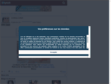 Tablet Screenshot of lindsaylohan-fr.skyrock.com