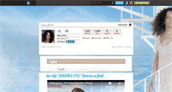 Desktop Screenshot of cylia-official.skyrock.com