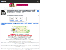 Tablet Screenshot of famille-enfant-adoption.skyrock.com