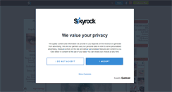 Desktop Screenshot of bleu-coquelicot.skyrock.com