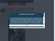 Tablet Screenshot of johnnyhallyday45.skyrock.com