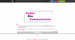 Desktop Screenshot of gagne-d-commentaires.skyrock.com