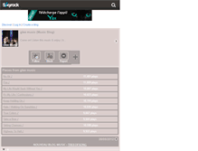 Tablet Screenshot of glee-music.skyrock.com