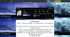 Desktop Screenshot of gameoftrones.skyrock.com