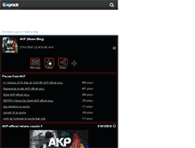 Tablet Screenshot of akp-officiel.skyrock.com