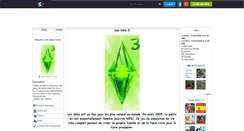 Desktop Screenshot of love-sims-3-love.skyrock.com