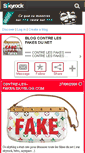Mobile Screenshot of c0ntre-les-fakes.skyrock.com