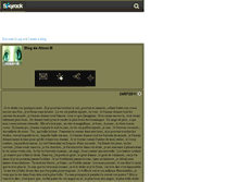 Tablet Screenshot of alison-b.skyrock.com