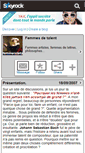 Mobile Screenshot of femmesdetalent.skyrock.com