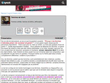Tablet Screenshot of femmesdetalent.skyrock.com