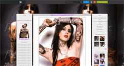 Desktop Screenshot of kat-von-d-officielle.skyrock.com