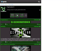 Tablet Screenshot of dxgeneration.skyrock.com