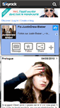Mobile Screenshot of fic-justindrew-bieber.skyrock.com