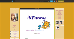 Desktop Screenshot of ikfunny.skyrock.com