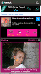Mobile Screenshot of caroline-reglisse.skyrock.com