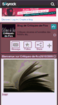 Mobile Screenshot of critiques-de-fics.skyrock.com