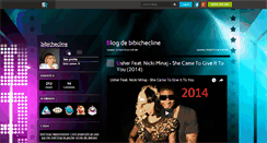 Desktop Screenshot of bibichecline.skyrock.com