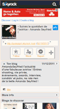 Mobile Screenshot of amandaseyfried.skyrock.com