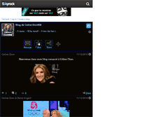 Tablet Screenshot of celine-dion808.skyrock.com