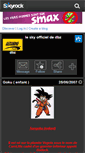 Mobile Screenshot of dbz.skyrock.com