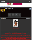 Tablet Screenshot of dbz.skyrock.com