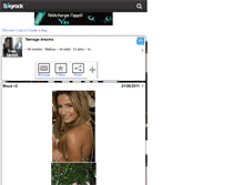 Tablet Screenshot of cute-latinah.skyrock.com