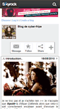 Mobile Screenshot of cyber-fripe.skyrock.com