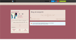 Desktop Screenshot of ladypinkdu87.skyrock.com