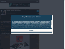 Tablet Screenshot of michaeljacksonmusicfan.skyrock.com